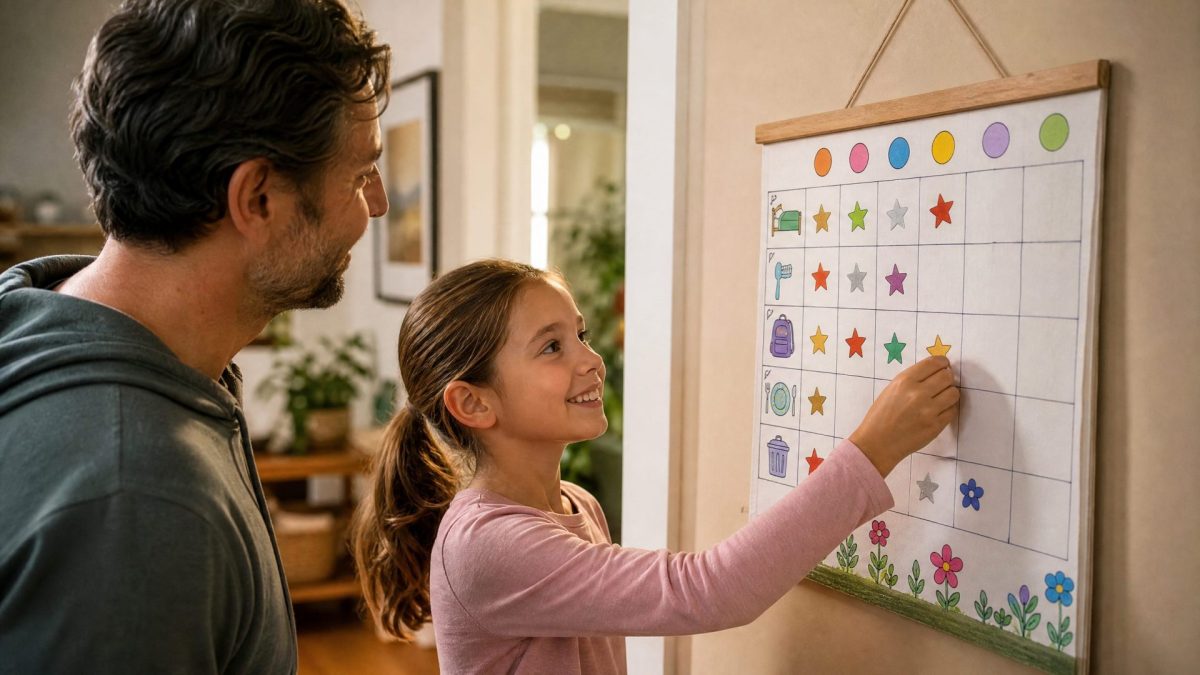chore chart for kids with ADHD